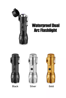 Briquet plasma multifonction à double arc pour camping en extérieur, rechargeable par USB, vente chaude