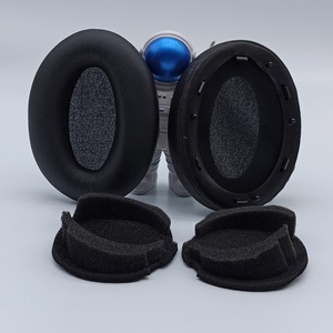 แผ่นรองหูฟังหนังแท้สำหรับเปลี่ยน ใช้ได้กับหูฟัง <span class=keywords><strong>Sony</strong></span> WH-1000XM3 /XM/XM2/<span class=keywords><strong>XM4</strong></span> พร้อมแผ่นโฟมตัดเสียงรบกวน - Product Image 4