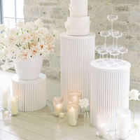 Support Colonne Cylindrique pour Buffet, Présentoir de Mariage, Présentoir à Gâteaux, Fleurs, Aliments, Fruits, Piédestal, Colonnes, Accessoire