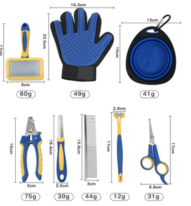 ポータブルペットグルーミングキット8-in-1脱毛用ボックスセット猫ブラシ & 犬用ペットブラシ - Product Image 3