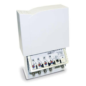 Amplificador de Señal de TV Autoalimentado de 4 Entradas Fracarro MAK2340LTE, Amplificador Coaxial DVB-T para Uso Doméstico - Product Image 1