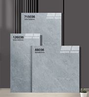 Carreaux de sol en céramique effet marbre gris 60x120cm pour salon, finition brillante, motif carré, bon prix