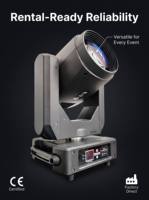 Projecteur de scène à faisceau mobile haute puissance 380W avec double prisme pour DJ, clubs et événements