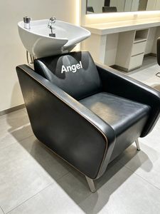 Offre Spéciale : Ensemble de lavabo et chaise en céramique pour salon de coiffure, idéal pour le lavage des cheveux - Product Image 4