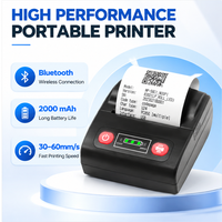 Printer Saku Mini MP-58C1 Grosir, Thermal 203DPI, Baterai Besar 2000mAh, Printer Barcode Tanpa Tinta untuk Usaha Kecil