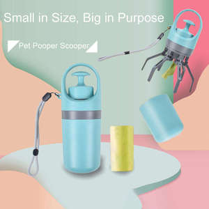Recogedor de Excrementos Portátil al por Mayor con Dispensador de Bolsas, Ligero, con Pinza para Recoger Desechos de Perros, Herramienta de Limpieza para Mascotas - Product Image 5