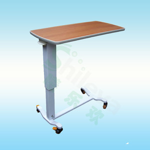 Joyful Abundance Mobile Bedside <b>Table</b> Slv-D4001 Hydraulic Lifting Hospital Nursing <b>Table</b> With <b>Wheels</b> <b>For</b> Patients - Product Image 2