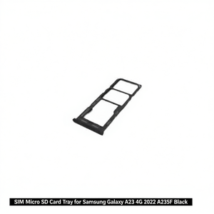 Bandeja para Tarjeta SIM y Micro SD para Samsung Galaxy A23 4G 2022 A235F Negra - Product Image 2