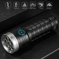 Taikoo 8 * Led Étanche Camping En Plein Air Haute Lumen Rechargeable En Aluminium Mini Led Lampe De Poche Magnétique Torche