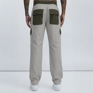 Pantalon de survêtement streetwear moderne à coupe décontractée, multi-poches, avec cordon de serrage réglable pour homme, pour les trajets quotidiens, les loisirs en plein air - Product Image 2