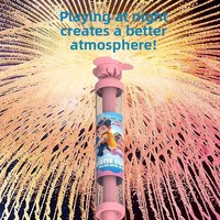 Bunte Feuerwerks-Wasserspritzpistole aus Kunststoff mit Hochdruckstrahl für Kinder Outdoor-Partyspielzeug - Sommer-Strandspiele