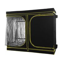 Boîte de culture hydroponique facile à installer 150x150x200cm Serre pour plantes d'intérieur écologique avec couvercle en Mylar Kit complet complet