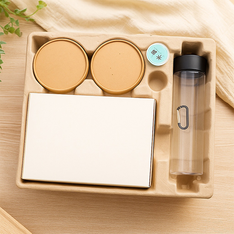 Biodegradable Packaging Custom Printed Eco Friendly Paper Pulp Packaging for Product Applications Industrial Packaging