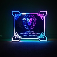 Tablero de señal de publicidad de mano LED de 7 colores, señal de Marqee de mensaje programable para Bar, fiesta, club nocturno, eventos, OEM