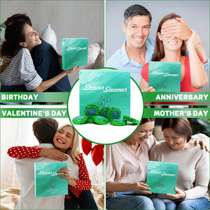 Ducha vaporera aromaterapia eucalipto ducha tabletas 18 piezas en caja aceite esencial burbujas baño tabletas - Product Image 4