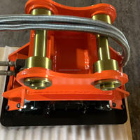 Compacteur de plaques industriel pour mini-excavatrice pour l'aménagement paysager avec mini pelleteuses Densification efficace du sol