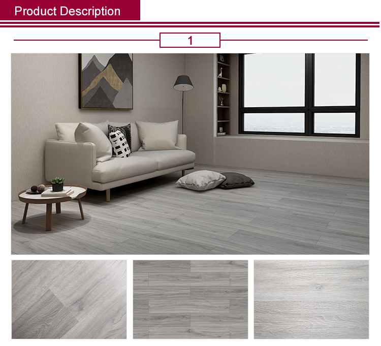 Modern design easy lock anti-scratch water resistant MDF HDF laminate flooring