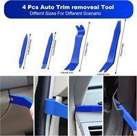 Kit de 17 outils de démontage de garnitures automobiles avec crochets et pics, pince à clips, grattoir de joint et outil de ramassage magnétique télescopique