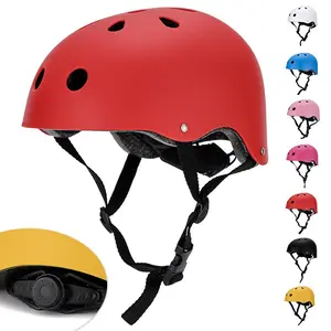 Helm Keselamatan Bersepeda Anak-anak, Pelindung Olahraga Luar Ruangan Skuter Dapat Disesuaikan