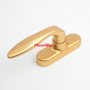 Poignée en aluminium réglable d'accessoires de quincaillerie de fenêtre <span class=keywords><strong>coulissante</strong></span> sur des rosaces carrées - Product Image 1