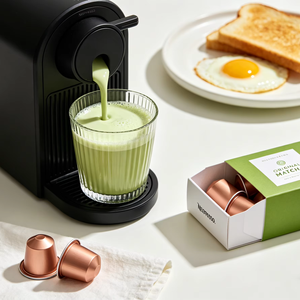 Cápsulas de Matcha Orgánicas Ecológicas |   Empaque Cero Desperdicio con Té Verde Japonés Puro para una Salud y Energía Sostenibles - Product Image 1