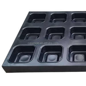 Vente flash - <span class=keywords><strong>Moule</strong></span> à pain <span class=keywords><strong>rectangulaire</strong></span> en métal avec revêtement PTFE écologique, antiadhésif, pour four - Product Image 2