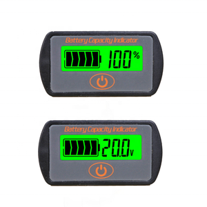 قابل للتعديل LCD بطارية الرصاص الحمضية بطارية ليثيوم الفولتميتر جهاز قياس الجهد الكهربائي لمسة من نوع الجهد مؤشر قدرة البطارية LY7S - Product Image 1