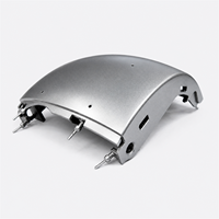 Boîtier de projecteur, de caméra et de haut-parleur en aluminium 6061 sablé, usiné sur commande par CNC 5 axes, OEM
