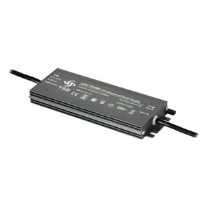 Penjualan Laris Driver 220Vac DC24V 4.2A atau DC12V 8.4A 100W Transformer Ramping Kedap Air Suplai Daya LED untuk Lampu Led