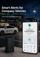 Traceur GPS magnétique Trevaron Auto 5200mAh pour la gestion de flotte d'entreprise, abonnement au moniteur de véhicule via application requis