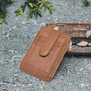 Bolsos de mujer de piel sintética vintage con diseño de letras abiertas, botón y cremallera multifunción, de poliéster resistente, precio mayorista. - Product Image 3