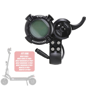 Pour écran EY3 pour trottinette électrique Minimotors WOLF MANTIS PRO+ Series, accélérateur en plastique noir, 100% neuf, durable - Product Image 1