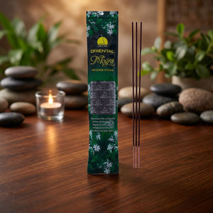 <b>Enchanting</b> Indian Red Bathi Oriental Mogra Incense Coils with Natural Jasmine Extract 50 Sticks for Worship and Room Fragrance - Product Image 3