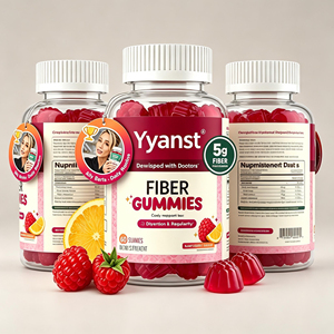 OEM/ODM Fiber <b>Gummies</b> Raspberry 5g Daily Prebiotic Fiber Support Digestion & Regularity Gut Health Chewable Dietary Supplement - Product Image 5