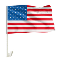 Produit promotionnel 30x45 drapeaux des émirats arabes unis dubaï drapeau de l'équipe de Football drapeau de voiture drapeau d'activité avec mât