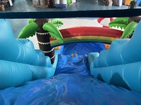 Jeux gonflables extérieurs toboggan gonflable de vacances en bord de mer toboggan gonflable pour s'amuser