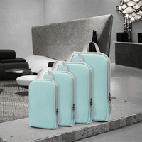 Cubes d'emballage de compression de haute qualité pour les organisateurs de bagages légers et pliables de voyage pour les valises