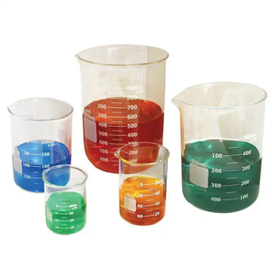 Herstellerchemie-Dreiecksbecher China <span class=keywords><strong>800ml</strong></span> 1000ml 100ml Doppelwandiger Glasbecher - Product Image 2
