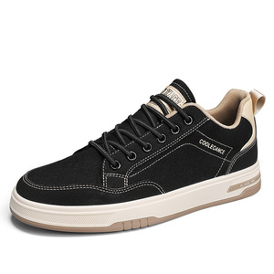 Men's <strong>Canvas</strong> Mesh Korean-style Board Casual Sports <strong>Sneakers</strong> Solid Color All Seasons Fashionable Men Shoes - Product Image 5