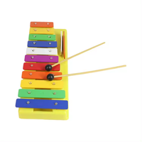 Glockenspiel Xylophone High Quality Professional Child Kid Baby Educational Instrument Colorful Block 5 Scales Durable