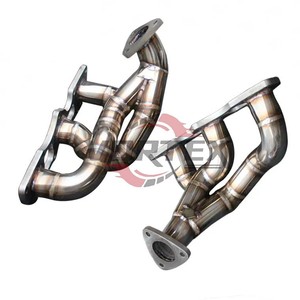 Vortex SS304 Performance Exhaust Headers fits Porsche 911 991.2 Turbo S 3.8T Racing Manifolds Catback Muffler System <b>Kit</b> - Product Image 6