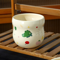 Mug à café en céramique Lelyi Creative Cute Crocodile Pattern avec poignée pour la maison et le bureau