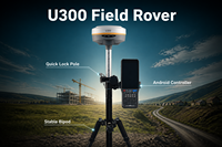 Récepteur GNSS Hi-Target U300 avec contrôleur Android 1408CH RTK pour la topographie, étanche IP68, 6800mAh