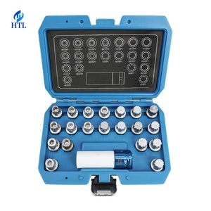HTL Brand Car Repair 21Pcs <strong>Wheel</strong> Lock <strong>Nut</strong> <strong>Remover</strong> Tool Set Master <strong>Locking</strong> <strong>Wheel</strong> <strong>Nut</strong> Key Socket <strong>Kit</strong> for BMW Vehicles - Product Image 1