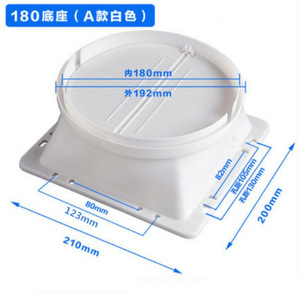 Clapet anti-retour pour hottes de cuisine, salles de bain, cuisines, tuyaux d'évacuation, dispositifs de prévention de la fumée - Product Image 2