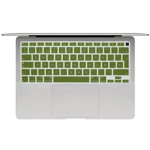 Voor 2020 Nieuwe Macbook Air 13 Inch Siliconen Laptop Toetsenbord Cover Met Touchbar Eu Versie A2179 Spanje Laptop Beschermende Film