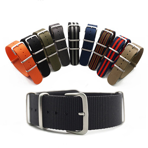 Haute Qualité En Nylon Meilleur Durable 18mm <span class=keywords><strong>20mm</strong></span> 22mm 24mm <span class=keywords><strong>Bracelet</strong></span> de Montre en usage courant <span class=keywords><strong>NATO</strong></span> bande - Product Image 5