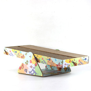 Cat Scratching Board Corrugated <b>Paper</b> Cartoon <b>Pattern</b> Boredom Buster Interactive Play Toy For Cats - Product Image 4