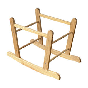 <span class=keywords><strong>Neonato</strong></span> <span class=keywords><strong>portatile</strong></span> uncinetto bambino Rocker in legno massello moderno bambino a dondolo culla Moses cesto per neonati - Product Image 2