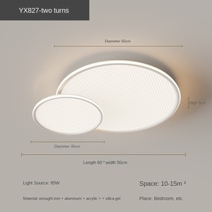 Ventilador de Techo de Aluminio Forjado para Sala de Estar, Luz Simple de Alto Brillo con Control Remoto, Alimentado por USB, Uso Doméstico - Product Image 4